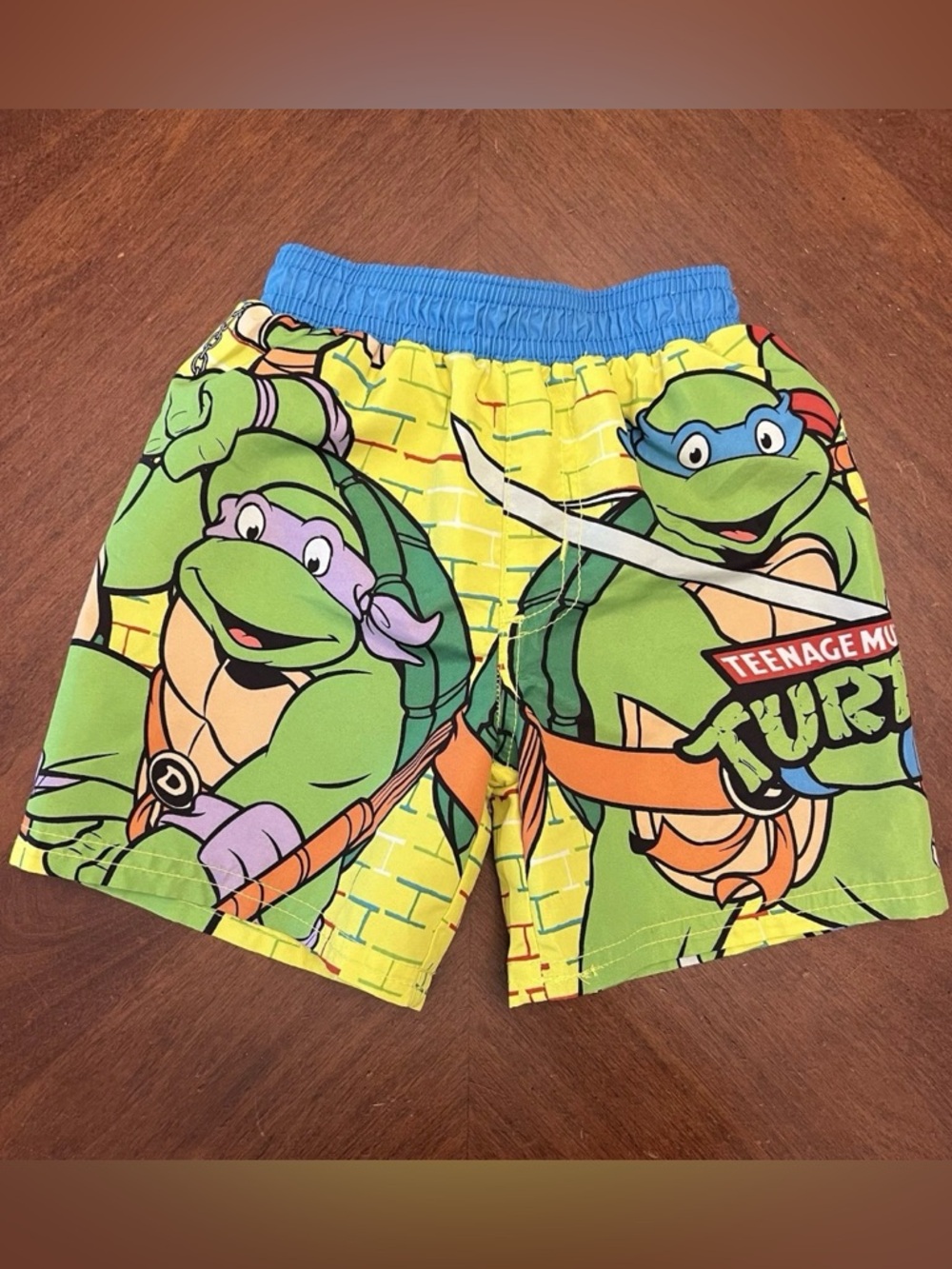 Toddler Boys Swim Trunks Nickelodeon Teenage Mutant Ninja Turtles Size 2T
